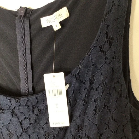 NWT Anthropologie Weston dress women 6 blue floral spring summer wedding date - Picture 3 of 7